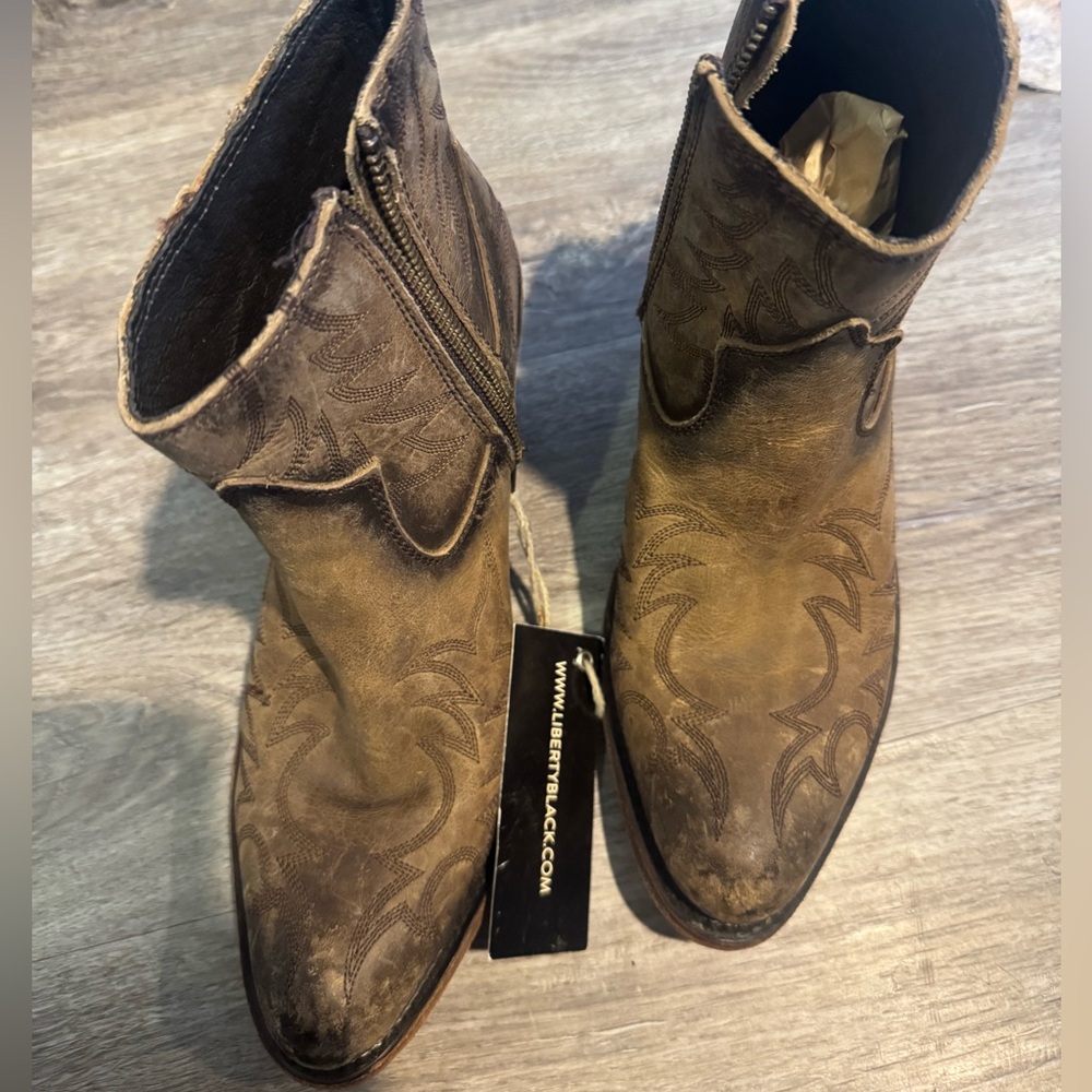 Liberty Black Freebird Ankle Booties